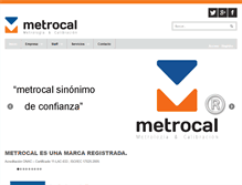 Tablet Screenshot of metrocalltda.com